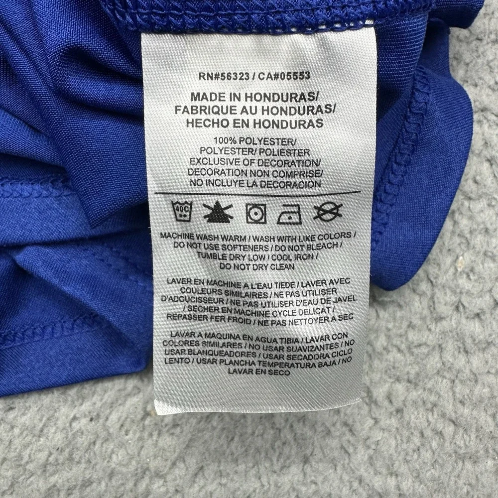 Nike The Nike Tee 34233X-CB1 Dri-Fit Size XS MLB Chicago Cubs Racerback Tank Top